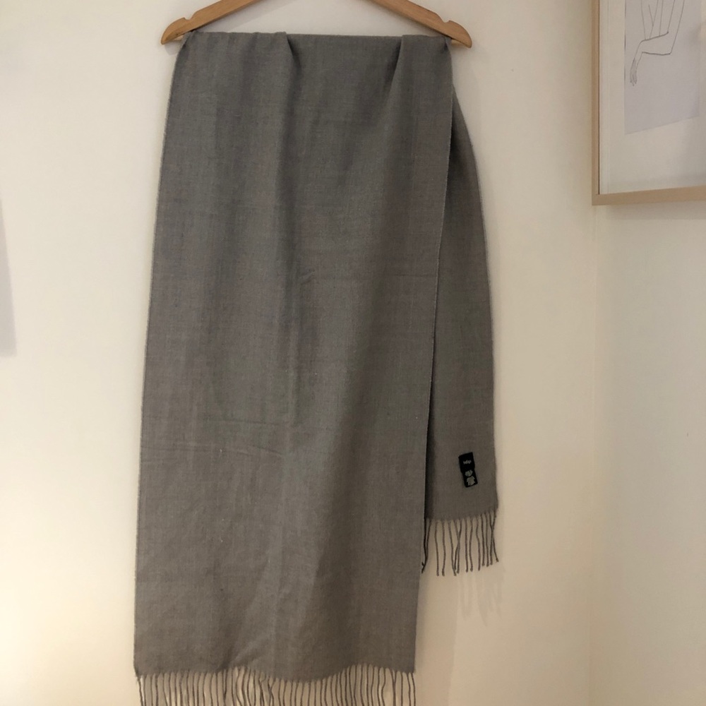 Indigo Gray Scarf